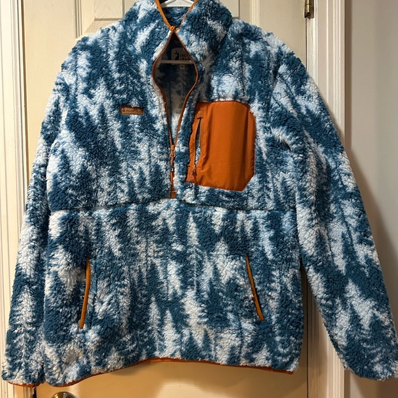 Jack and Sage Jackets & Blazers - Jack and Sage Pines Blue Sherpa Quarter Zip Size M